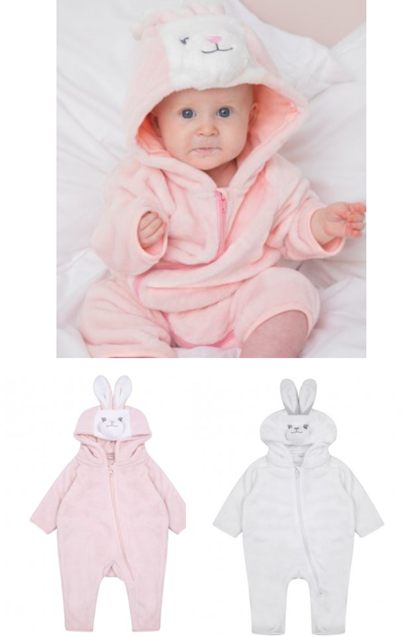 LW073T Larkwood Baby/Toddler Rabbit All In One  LW073T Larkwood Baby/Toddler Rabbit All In One
